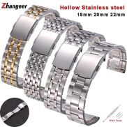Steel 18mm 22mm 20mm For SAMSUNG Galaxy 42 46mm Band 3 Straps Flat