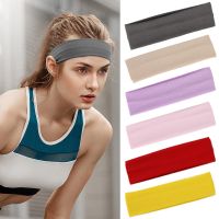 Bando riasan bersepeda olahraga bando wajah cuci lembut untuk wanita menyerap keringat perban elastis pita rambut Yoga Sweatband baru