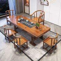 [Pre-sale] Nordic Furniture-ชุดโต๊ะและเก้าอี้ไม้โอ๊คพร้อมเตาแม่เหล็กไฟฟ้า, โต๊ะ 1.6 ม. + เก้าอี้ 5 ตัว, โต๊ะอาหารทรงเหลี่ยม, โต๊ะน้ำชา, ชุดโต๊ะน้ำชา