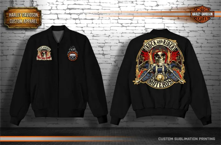 jaket bomber harley davidson