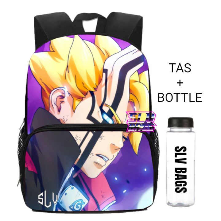 Tas Anak Sekolah Ransel Laki Laki TK SD Kekinian Karakter Naruto Boruto