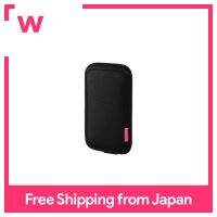 SANWA เคสสมาร์ทโฟนหลากสีสำหรับ PDA-SPC15BK สีดำ5.5