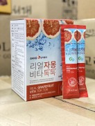 Nước Ép Bưởi Đỏ Giảm Cân Đẹp Da Sanga Real Grapefruit Vita Tok Tok 30 gói