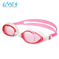 LANE4 Swimming Goggles  Anti-Fog UV Protection Fitness &amp; Training For Women Men #718 Pink Goggles