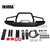 Ninjora หน้ารถรถไต่หิน1:10มีไฟ Led สำหรับ SCX10ตามแนวแกน90046 90047 Traxxas TRX-4ตีนตะขาบ RC