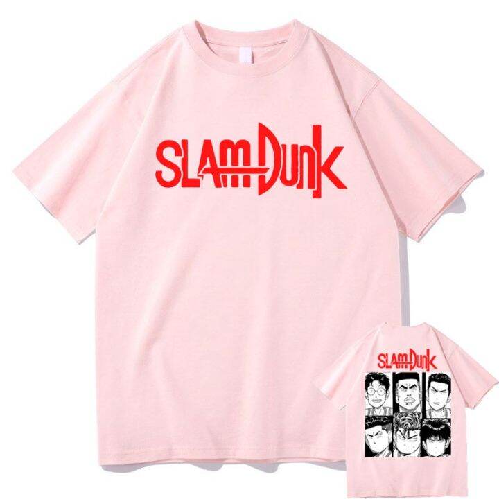 ข้อเสนอพิเศษ-tshirt-เสื้อยืดแขนสั้น-ผ้าฝ้าย-พิมพ์ลายอนิเมะ-slam-dunk-สไตล์ฮิปฮอป-ญี่ปุ่น-สตรีท-โอเวอร์ไซซ์-แฟชั่นสําหรับผู้ชาย-และผู้s-5xl