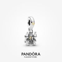 Official Store Pandora Two-tone Castle Dangle Charm