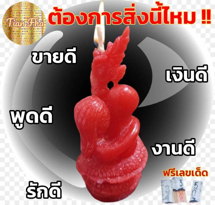 เทียนนาคให้รัก-สมหวังเรื่องรัก-แถมฟรีธูปพญานาคราช-เทียนนาคราช-มี-2-สี