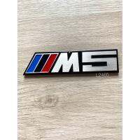 โลโก้ BMW M5 อะลูมิเนียม ขนาด13x3.1cm.