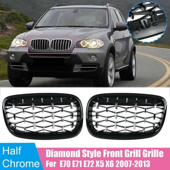 car-diamond-grills-front-kidney-grill-chrome-mesh-grille-car-accessories-for-bmw-e70-e71-e72-x5-x6-2007-2013