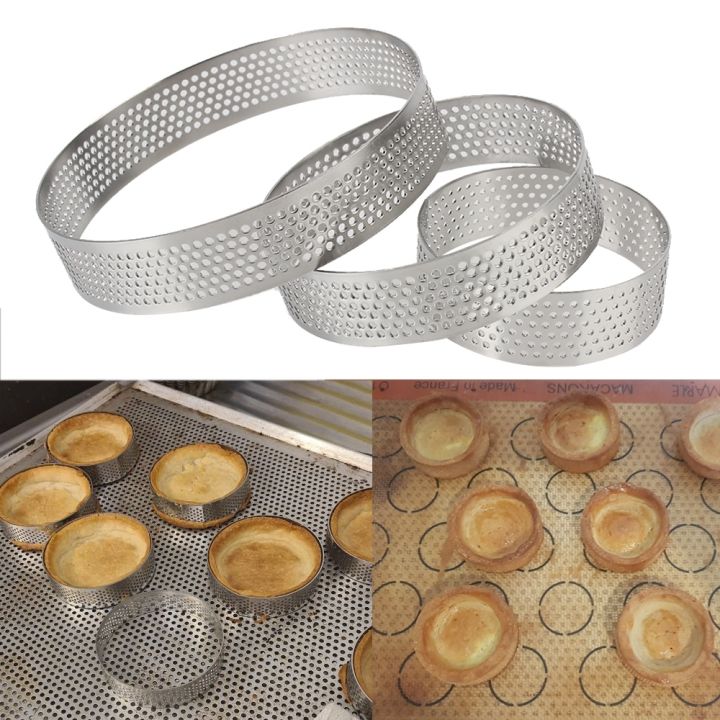 6-8-10-cm-perforated-tartlet-cake-mousse-mould-stainless-steel-tart-mold-pie-ring-cookies-pastry-circle-cutter-baking-tools