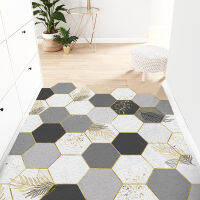 Checkered Rubber Imitation Wood Floor Doormat Washable Non-slip Rug Mats for Hallway Resist Dirt Trapper Rugs Easy Clean Carpet