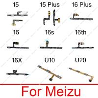 Power Volume Flex Cable สําหรับ Meizu 15 16 16T 16S 16X 16XS 16th Plus U10 U20 ON OFF Power Voulme Side Button Flex Ribbon Parts
