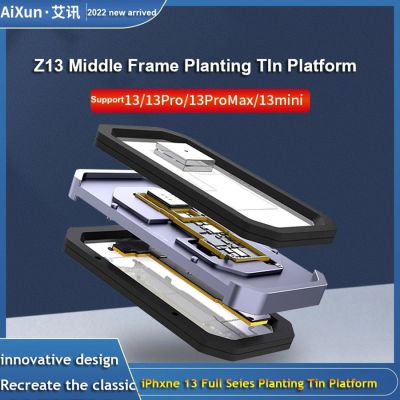 AIXUN แพลตฟอร์มลายฉลุสำหรับ Z13 BGA Reballing สำหรับ iPhone 13 13Mini 13Pro Max เมนบอร์ดชั้นกลางปลูกประสานดีบุกแม่แบบ