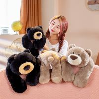 Oso De Peluche ตุ๊กตาหมีหมีสีดำสัตว์ข้ามซอฟแวร์ของเล่นตุ๊กตาตุ๊กตาหมอนผ้านุ่มสบายตกแต่งห้องของขวัญ