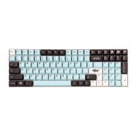 YMDK Mizu 136 Dye Sub Keycaps Key PBT Cherry Profile Key Caps สำหรับ TKL 61 64 68 75 87 96 104 108 Keychron MX คีย์บอร์ด DIY Keycap