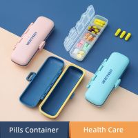 5 Grids Pill Box Sealed Portable Pills Container Health Care Travel Drug Organizer Dispenser Divider Medicine Holder Mini Case Medicine  First Aid Sto