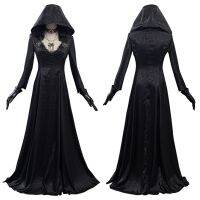 Evil Village คอสเพลย์เครื่องแต่งกาย Vampire Lady ชุดชุด Halloween Carnival Suit