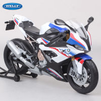 WELLY 1:12 2021 BMW S1000RR ล้อแม็กกีฬารถจักรยานยนต์รุ่น D Iecast โลหะถนนแข่งรถจักรยานยนต์รุ่นเก็บเด็กของเล่นของขวัญ