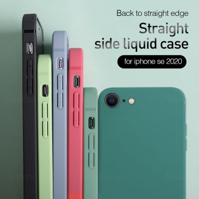 New Liquid Silicone Soft Case For iPhone SE 2022 4.7inch Shockproof Protective Cover For Apple iPhone i PhoneSE SE2020 SE2022