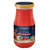 CIRIO Pasta Sauce Arrabbiata พาสต้าซอสสำเร็จรูป ซีรีโอ อาราเบียตต้า ต้นตำรับอิตาลีแท้ๆ 100% นำเข้าจากประเทศอิตาลี 420 ก.