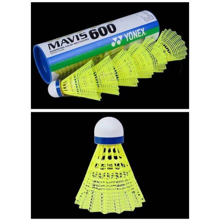 MAVIS 600 BADMINTON NYLON SHUTTLECOCK 6PCS. PER TUBES Lazada PH