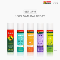 สเปรย์น้ำมันยูคาลิปตัส โบสิสโต สเปรย์นกแก้ว (Bosisto’s Eucalyptus Spray) 75ml. แพ็คx5 (รวมกลิ่น)