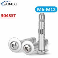 M6 M8 M10 M12 304 Stainless Steel Phillips Cross/Hexagon socket Round Head Expansion Bolt Concrete Anchor Bolt