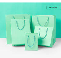 ถุงของขวัญ ถุงใส่ของ สีเขียวTiffany แนวตั้งขนาด 12*7*16/ 20*8*20 / 20*10*28 / 25*13*32 /28*10*33 พร้อมส่ง