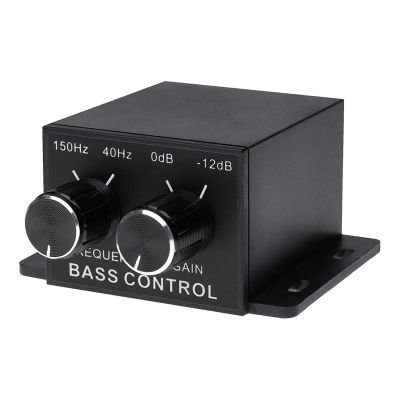 Universal Car Audio Amplifier Bass RCA Level Remote Volume Control Knob,It is Suitable for Most of