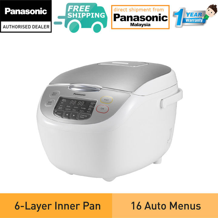 PANASONIC SR-CX188 JAR RICE COOKER (1.8L) SR-CX188SSK | Lazada