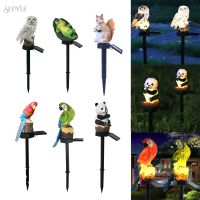 ☇ Solar Lamp Owl Animal Solar Garden Lights Solar Powered Solar Led Light Outdoor Garden Decoration Lamp Waterproof Solar Lights