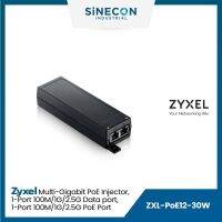 Zyxel ไซเซล รุ่น PoE12-30W Multi-Gigabit PoE Injector, 1-Port 100M/1G/2.5G Data port, 1-Port 100M/1G/2.5G PoE port