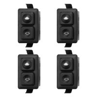 4Pcs Power Window Sunroof Switch Illuminated For Bmw E30 E24 E28 From 09/1986 61311381205 / 61 31 1 381 205