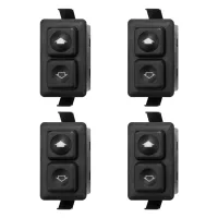 4Pcs Power Window Sunroof Switch Illuminated For Bmw E30 E24 E28 From 09/1986 61311381205 / 61 31 1 381 205