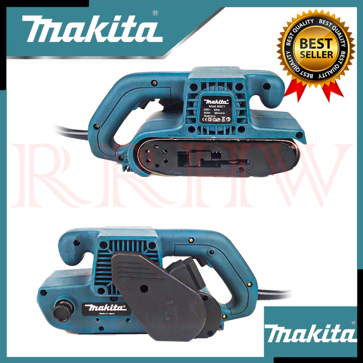 makita-เครื่องขัดกระดาษทราย-สายพาน-รถถัง-3-นิ้ว-เครื่องขัด-รุ่น-9901-งานไต้หวัน-aaa-การันตีสินค้า