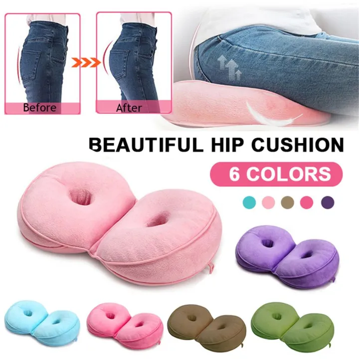 Posture Correcting Cushions Lifts The Hip Push Up Plush Memory Cotton Cushion Dual Comfort Seat