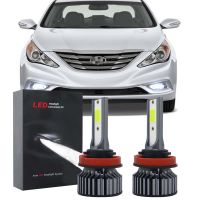 New หลอดไฟตัดหมอกซีนอน Led 6000K สีขาว สําหรับ Hyundai Sonata (Yf) 6th Gen (2010-2014) 2 ชิ้น