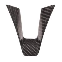 SHJGKFD Steering Wheel Decoration Frame Cover Trim for Alfa Romeo Giulia Stelvio 2017 2018 2019 Accessories ABS Carbon