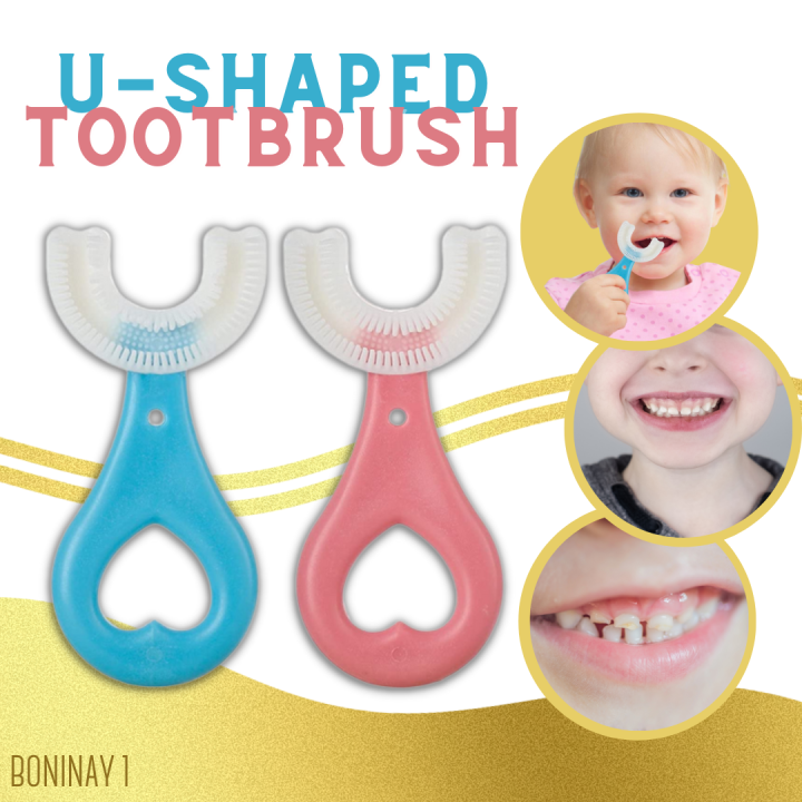 ORIGINAL Ushape toothbrush for kids Toddler Baby 212 Years Old