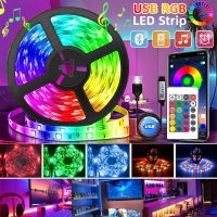 Bluetooth App Control Led Strip Light RGB SMD 5050 5V USB Tape Flexible Light Strip for TV Backlight Room Decoration