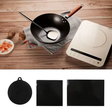 Induction Cooktop Mat Silicone Induction Cooker Mat Heat Insulated Silicone  Pad 