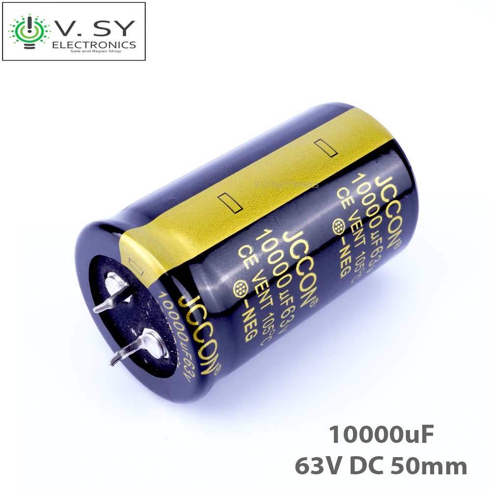 Wondiwe 63V 10000UF Long Life High-Frequency Electrolytic Capacitor Durable Capacitors
