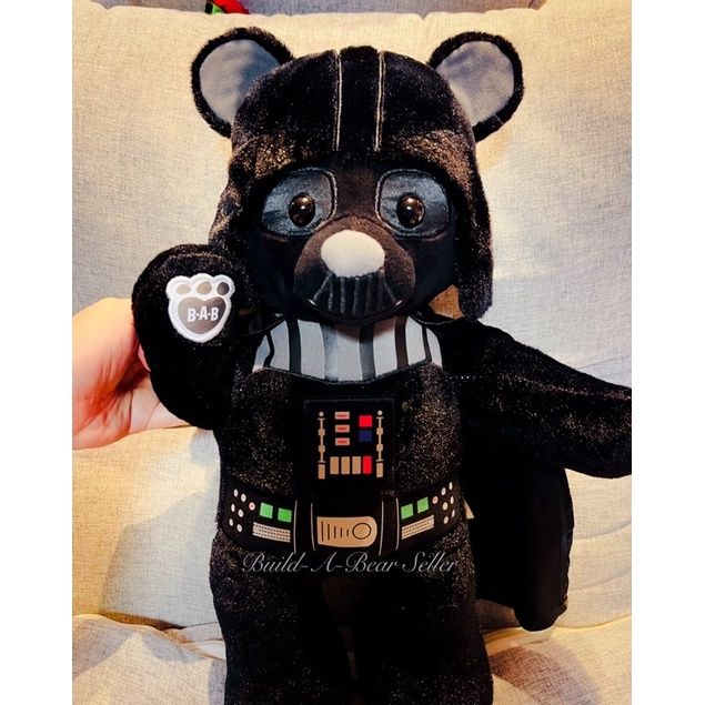 ตุ๊กตาหมี-สตาร์วอ-ดาธเวเดอร์-star-wars-darth-vader-บิ้วอะแบร์-build-a-bear-workshop-มือสองสภาพดีมาก