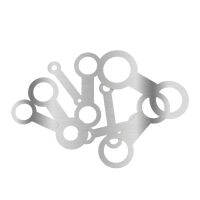 ขายร้อน8Pcs W8 Woodwind Repair เครื่องมือเครื่องดนตรีเปลี่ยนแผ่นความดันแบนสำหรับ Altosopranotenor Saxophone