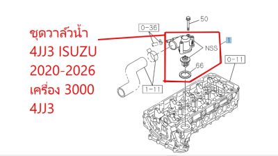 8-98480902-1 ∙ วาล์วน้ำ ออนิว 2020- Up DTF2020 4JJ3 แท้