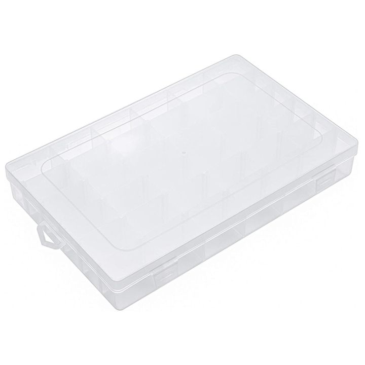 earring-box-storage-box-jewelry-storage-box-transparent-plastic-36-compartments-with-lid-and-adjustable-partition-1pcs