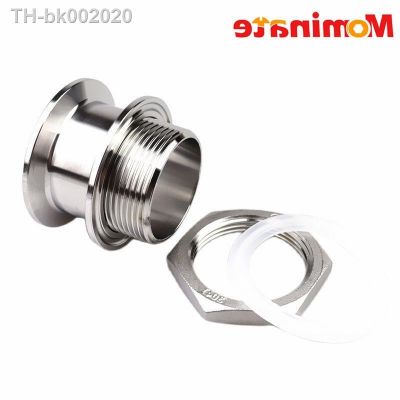 ✱۩ Double Ferrule 1.5 2 Tri Clamp Male Sanitary Adapter 304 Stainless Steel Pipe Fitting Homebrew Water tank connector DN32 DN40