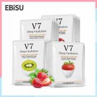 EBiSU Store 1pc V7 แผ่นมาส์กหน้า โรเรค Nourish facial Masks มาส์กหน้า สูตรผิวขาวกระจ่างใสและบำรุงฟื้นฟูผิว มาส์ก มาร์คหน้า มาร์คหน้า สูตร