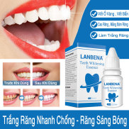 Lanbena Tinh Chất Tẩy Trắng Răng Hiệu Quả Khử Mùi Hôi Miệng Tẩy Vết Ố Vàng